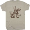 Jesus Riding Dinosaur T-Shirt